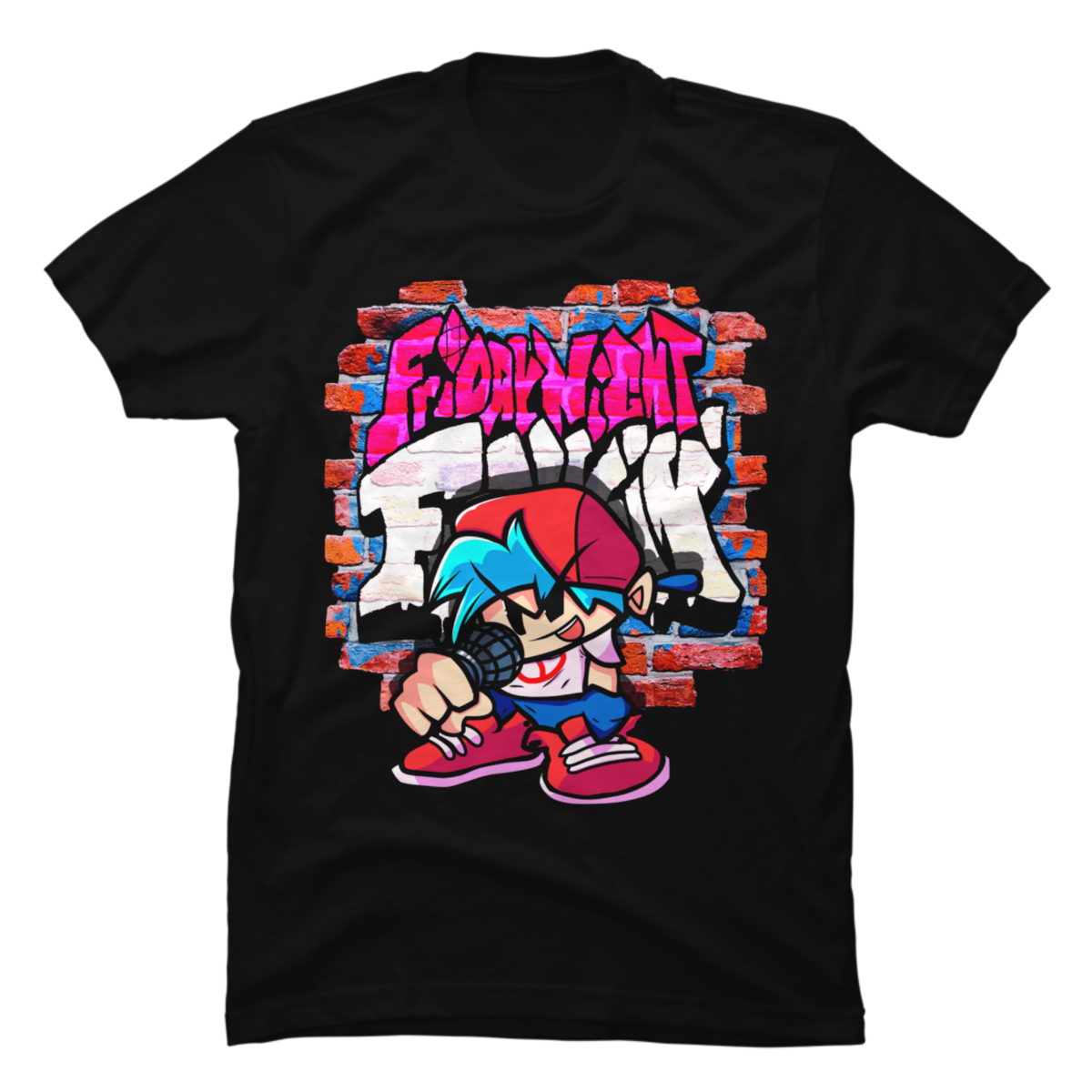 fnf boyfriend shirt logo fnf boyfriend shirt logo